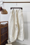 Aviva Jifei Xue cocoon wide-leg pants SS23-CWLP2-AWHT ancient white